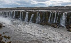 Вид водопада Сельфосс.
