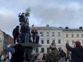 Празднование победы в олимпийском турнире.